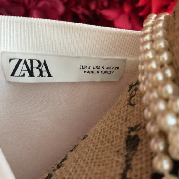 Zara Cream Blouse S - Picture 4 of 4